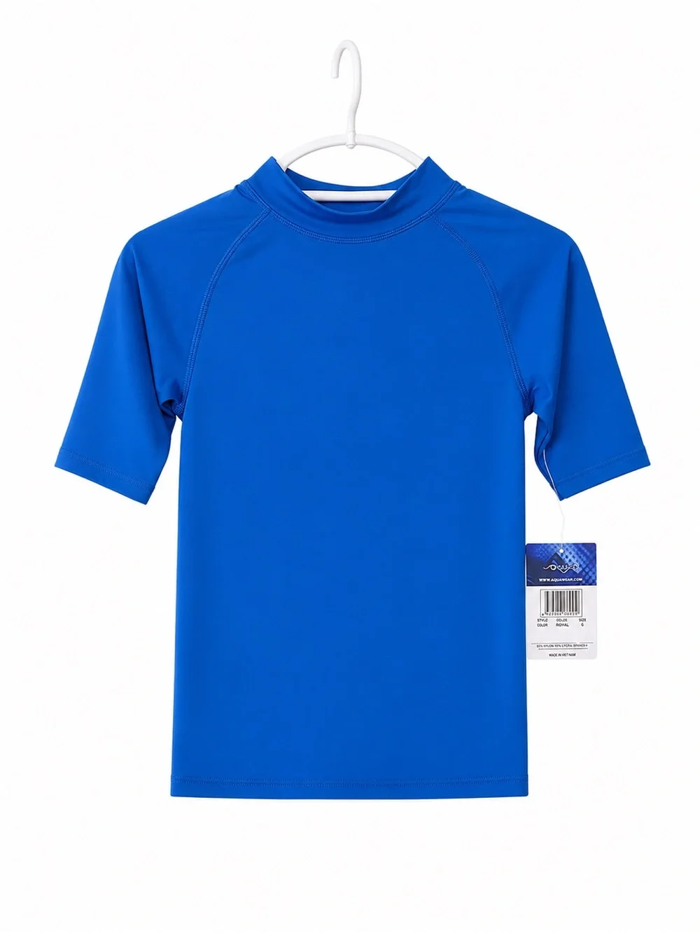 Kanu Surf Kids Short-Sleeve Rash Guard - Bright Blue
