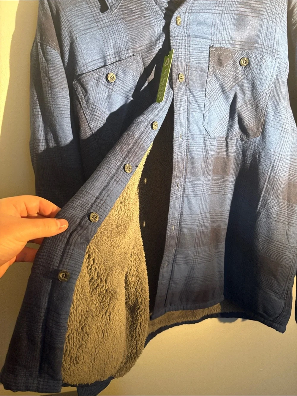 Wrangler shirt button