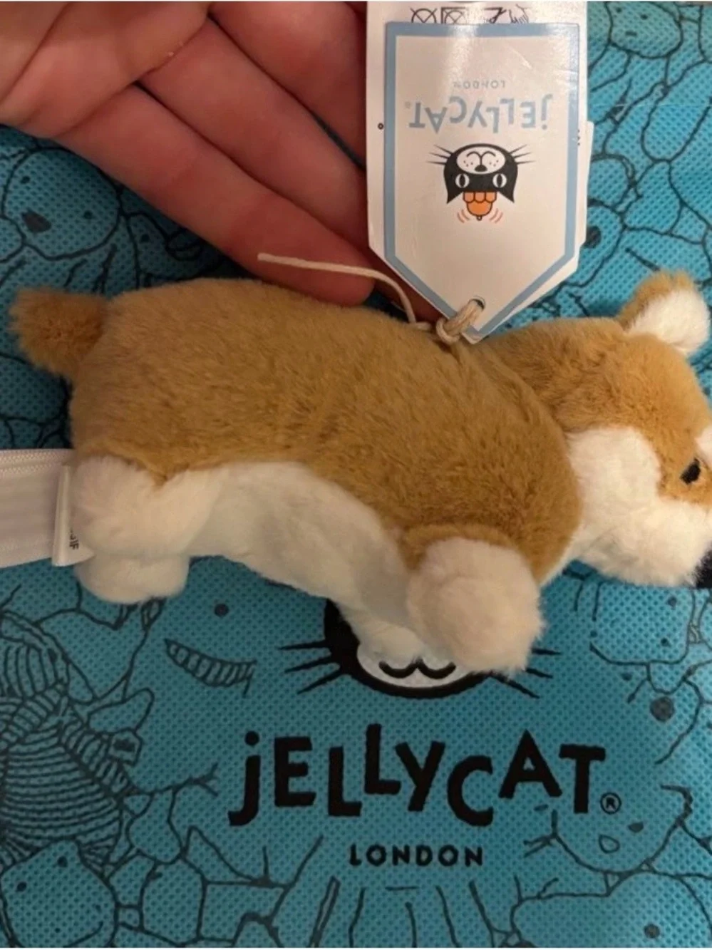Jellycat Betty Corgi Bag Charm BNWT HTF RETIRED Asian “Dog Edition” RARE