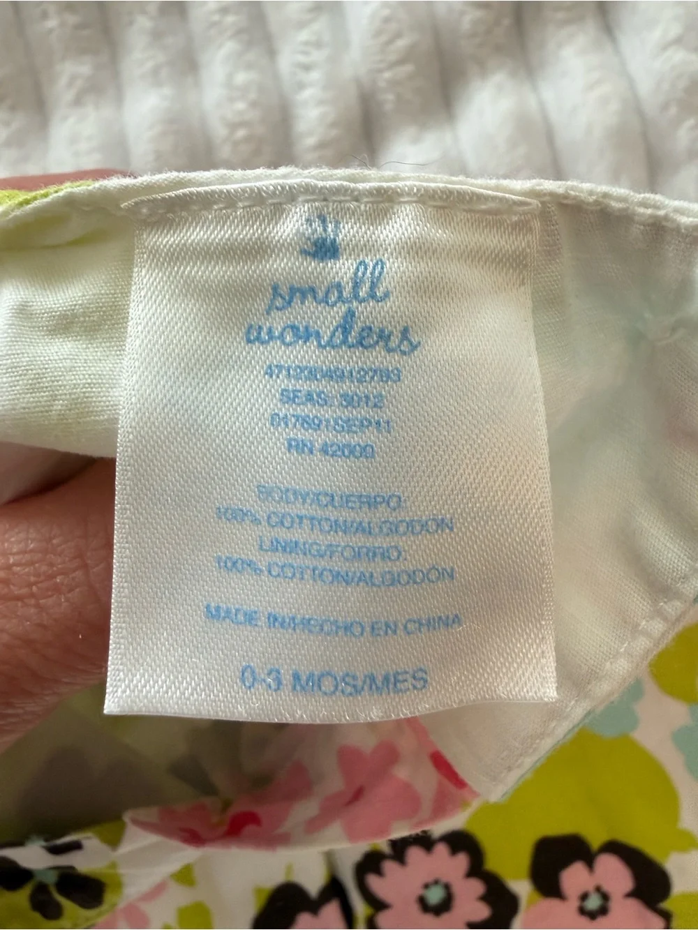 small wonders bright floral