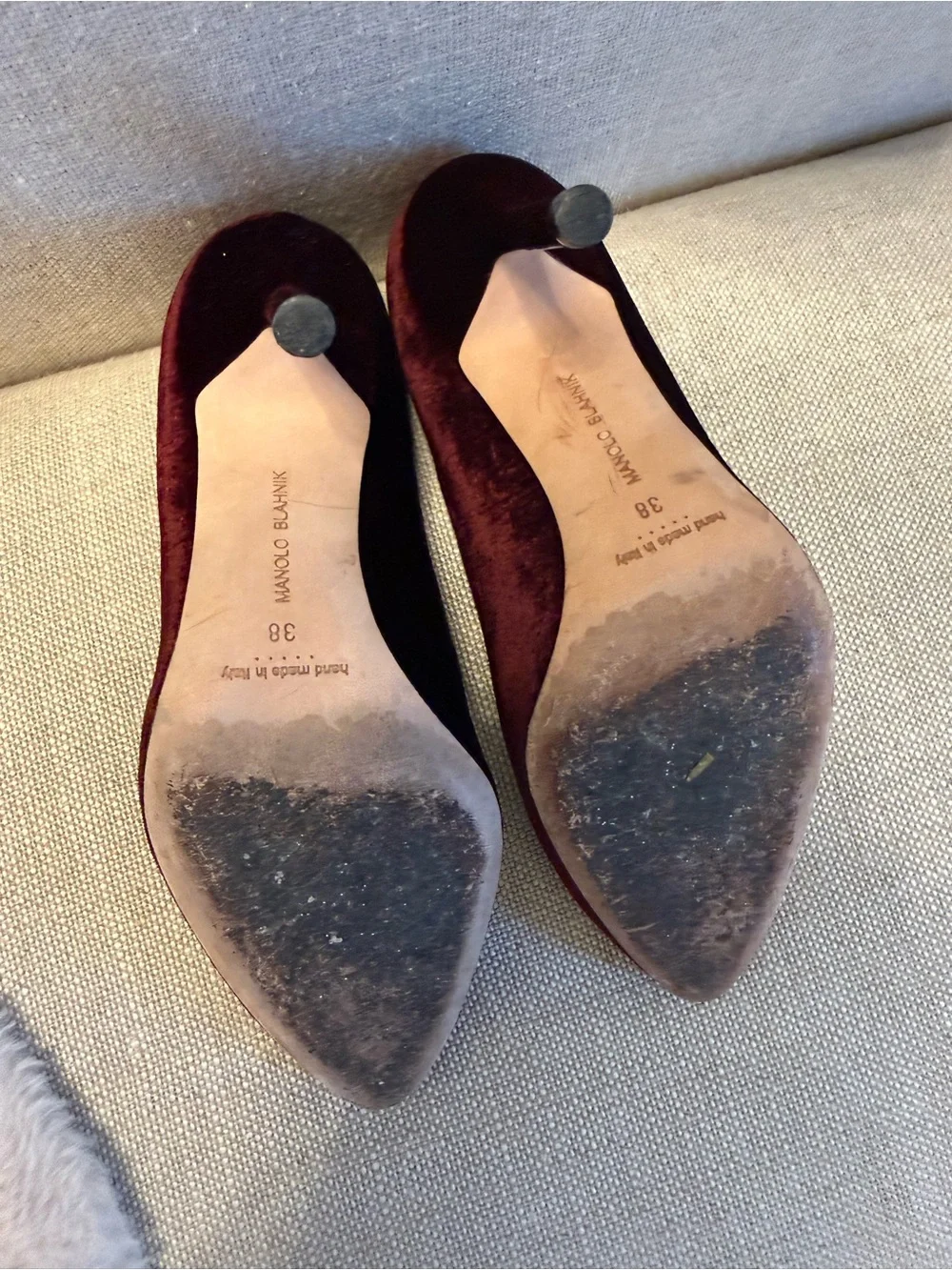 Manolo Blahnik buckle stiletto pumps