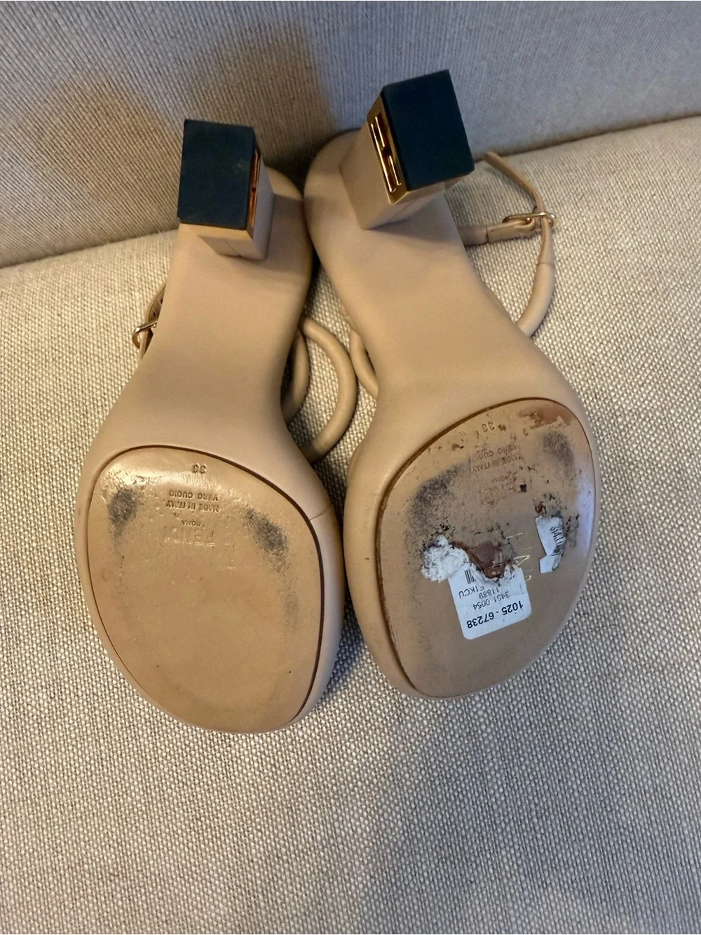 Fendi elegant strappy