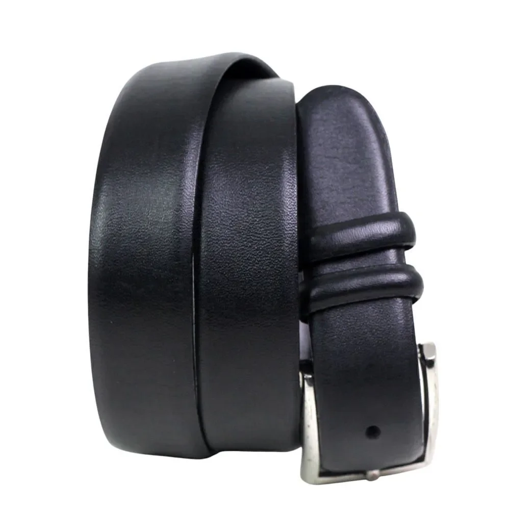 Lauren Ralph Lauren BLACK REAL LEATHER 1 1/8