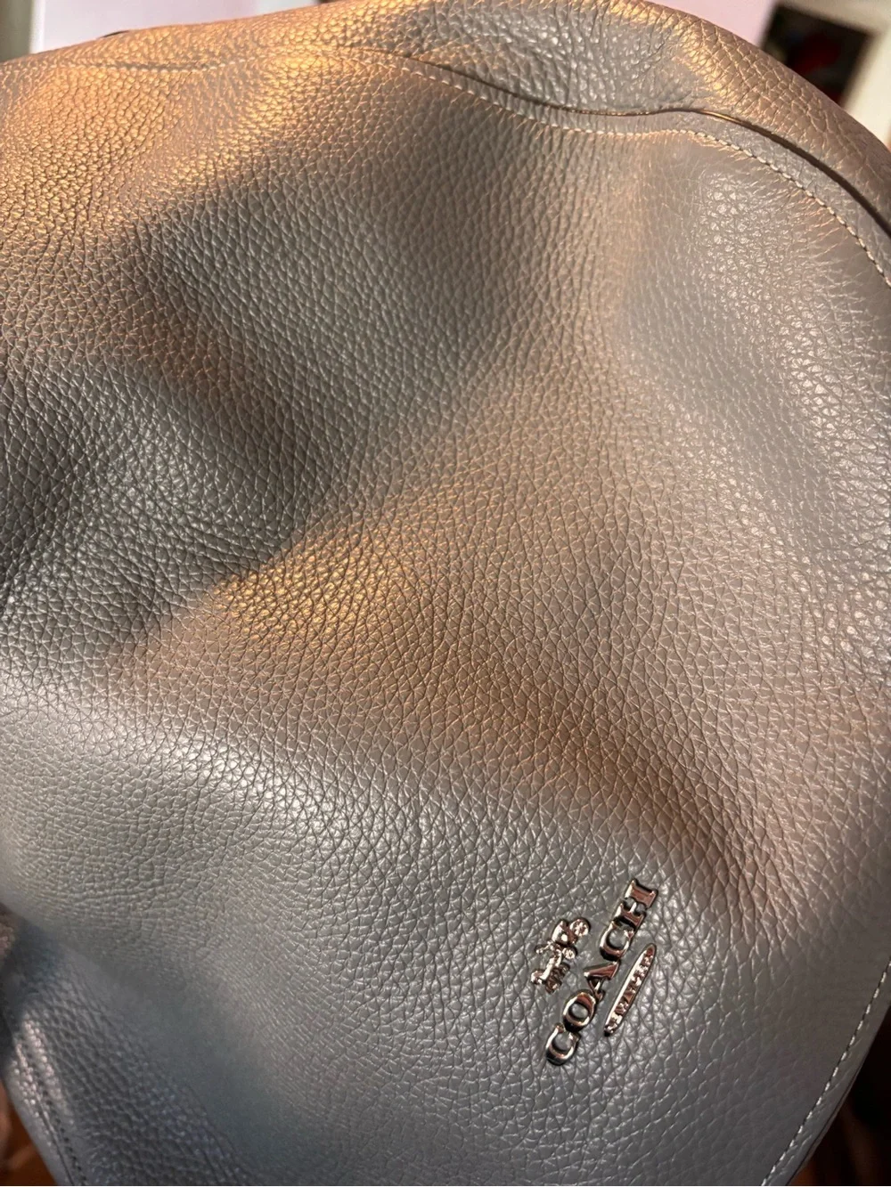 Coach Pebble Leather handbag
