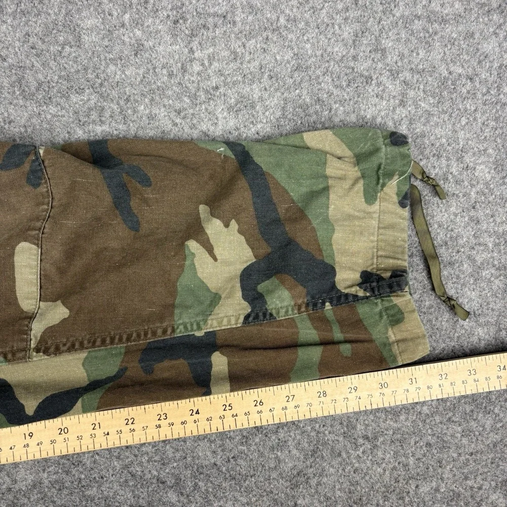 Vintage Army Combat Pants Medium Regular Woodland Cargo Utility Military ACU EUC