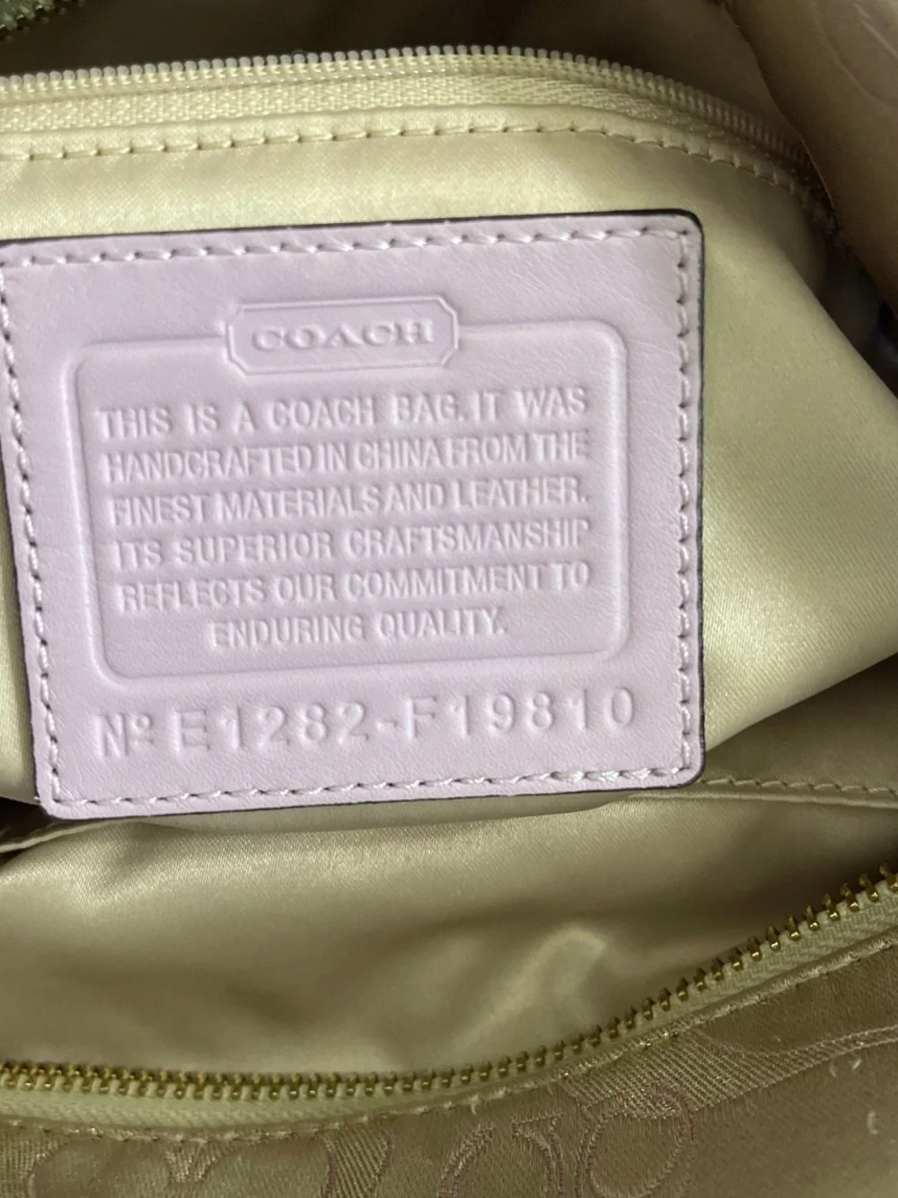 Coach vintage signature