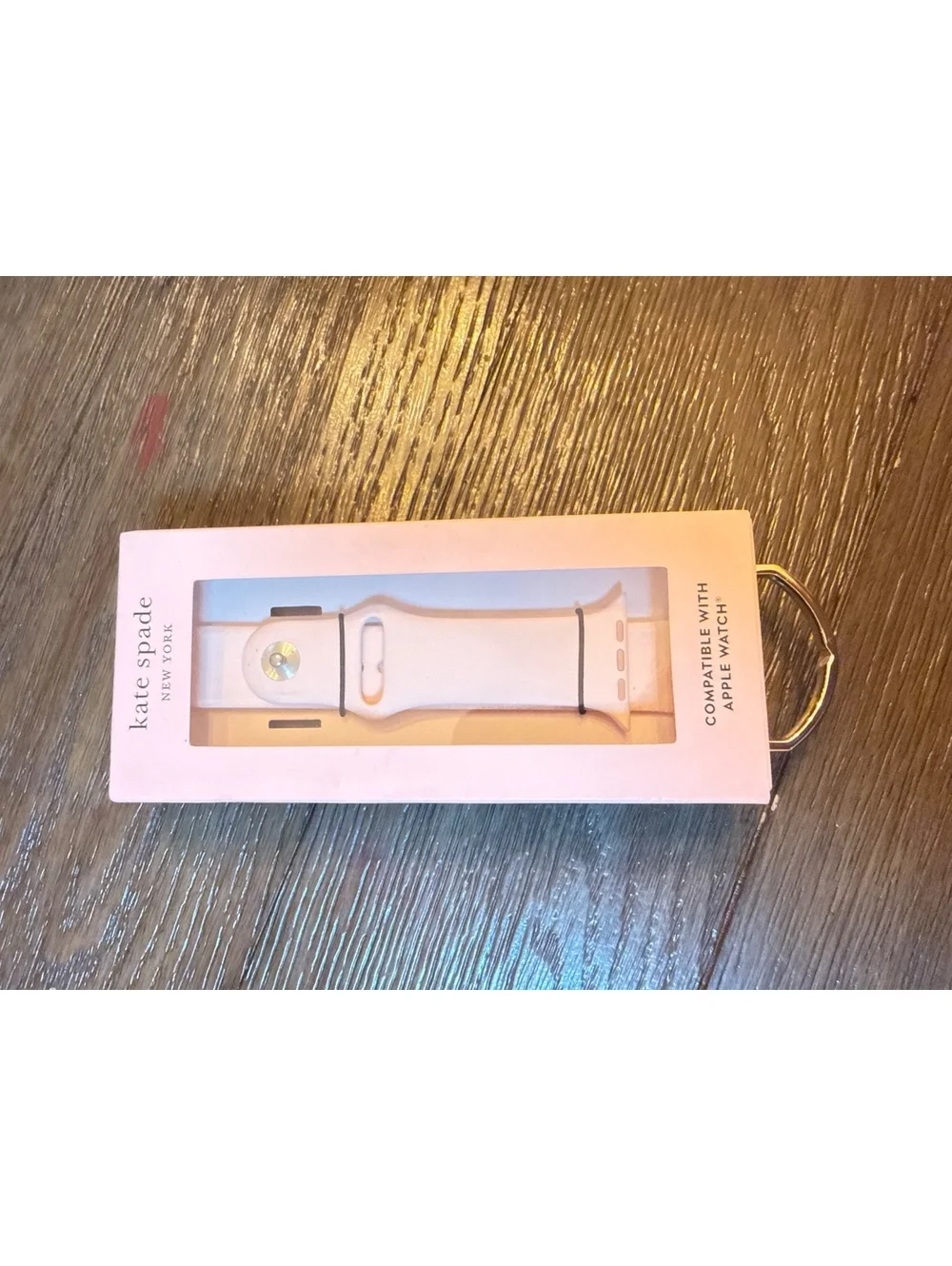 Kate Spade New York Compatible Apple Watch Band - Light Pink Silicone
