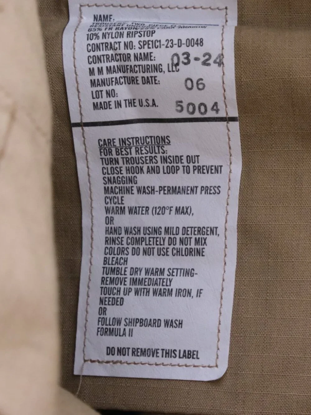 NAVY manufacturer manufacturing
