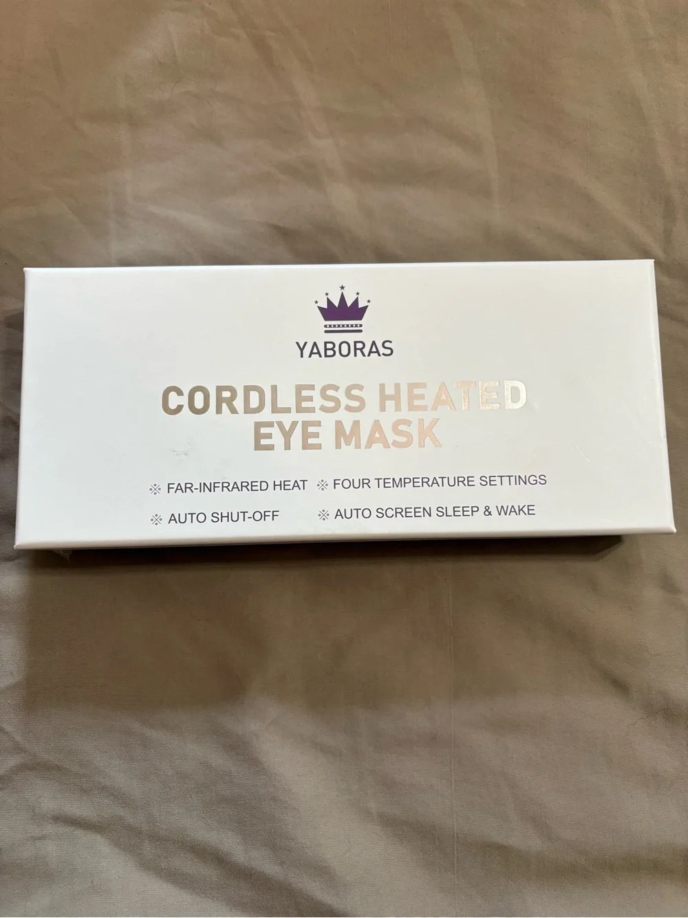 Cordless Heated Eye Mask