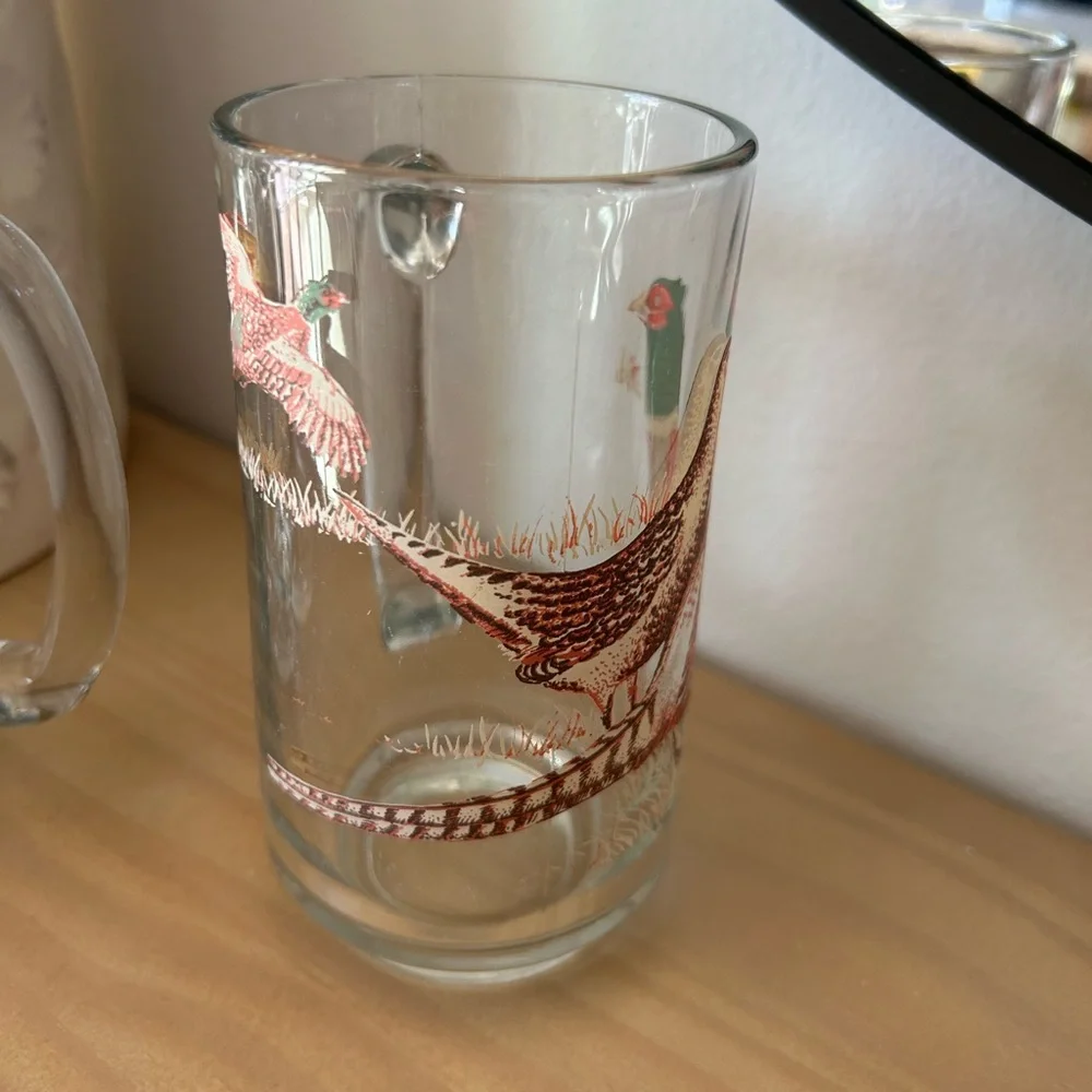 Vintage clear glass