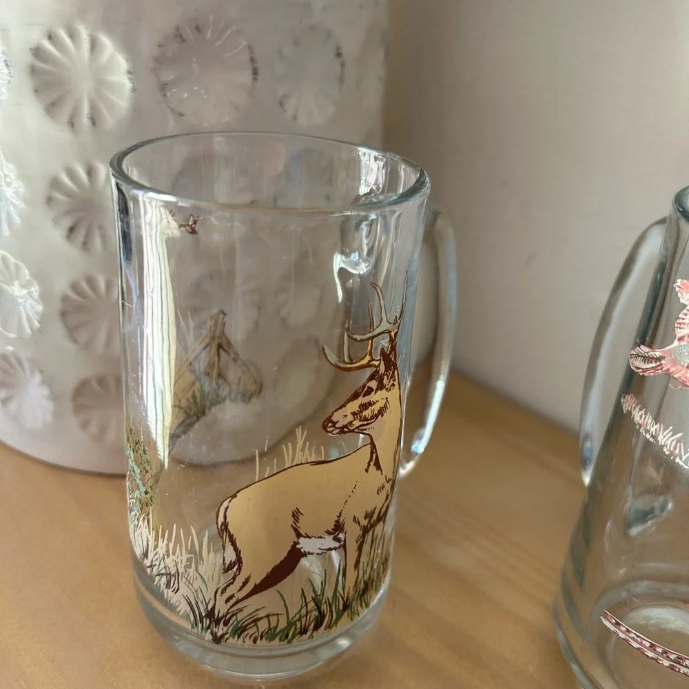 Vintage clear glass