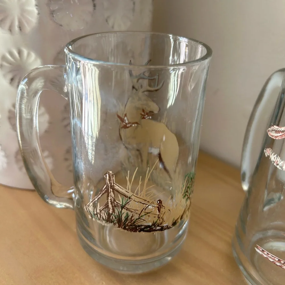 Vintage clear glass