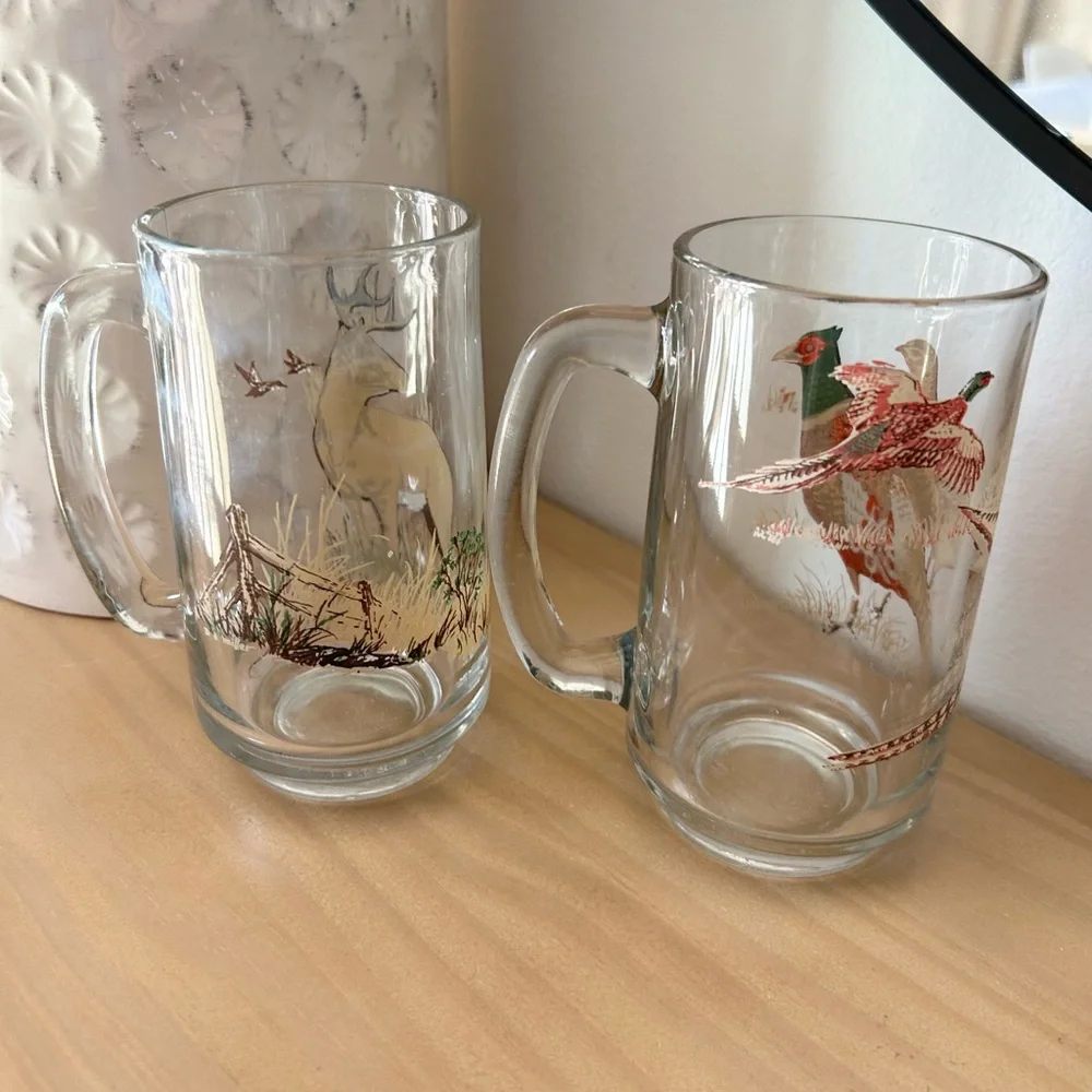 Vintage clear glass