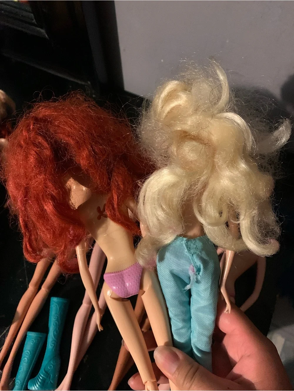 Winx Club Nude Doll Lot Of 8 Tecna, Flora, Bloom, Sky, Aisha, Stella, Musa