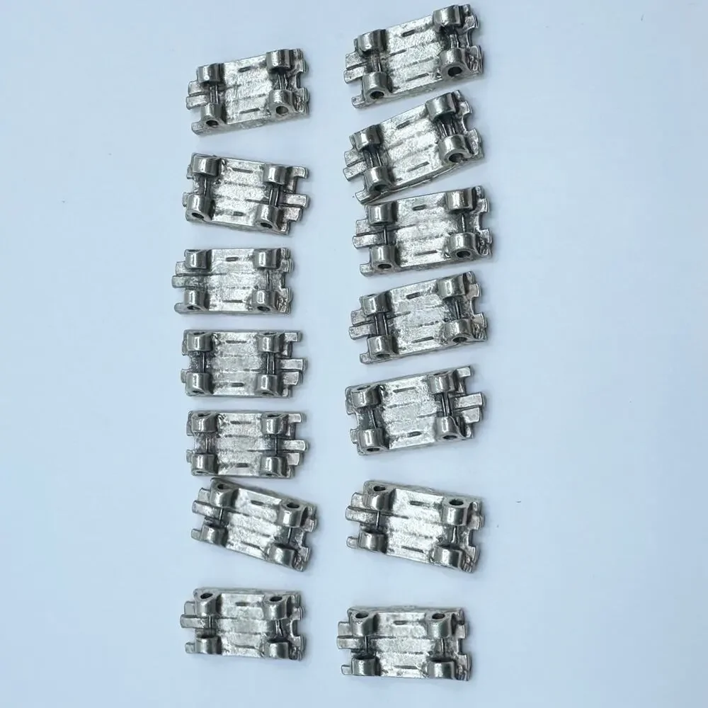 Pewter Craft Making Jewelry Pieces Bracelet Links Silver Color