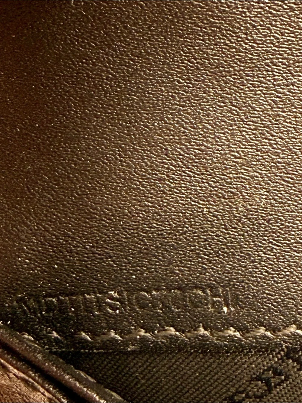 Burberry embossed pattern