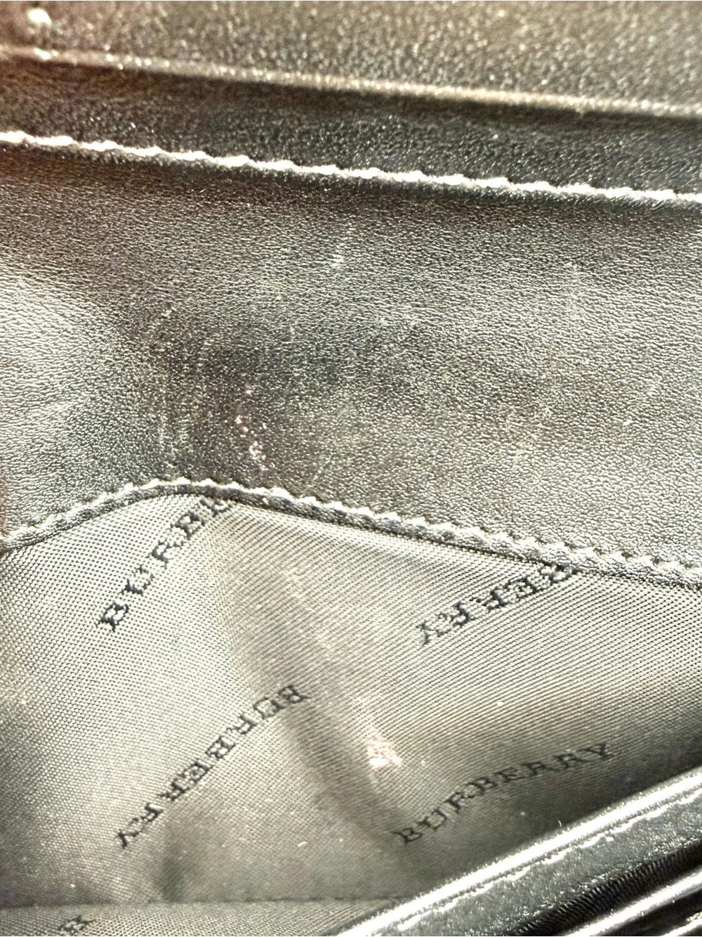 Burberry embossed pattern