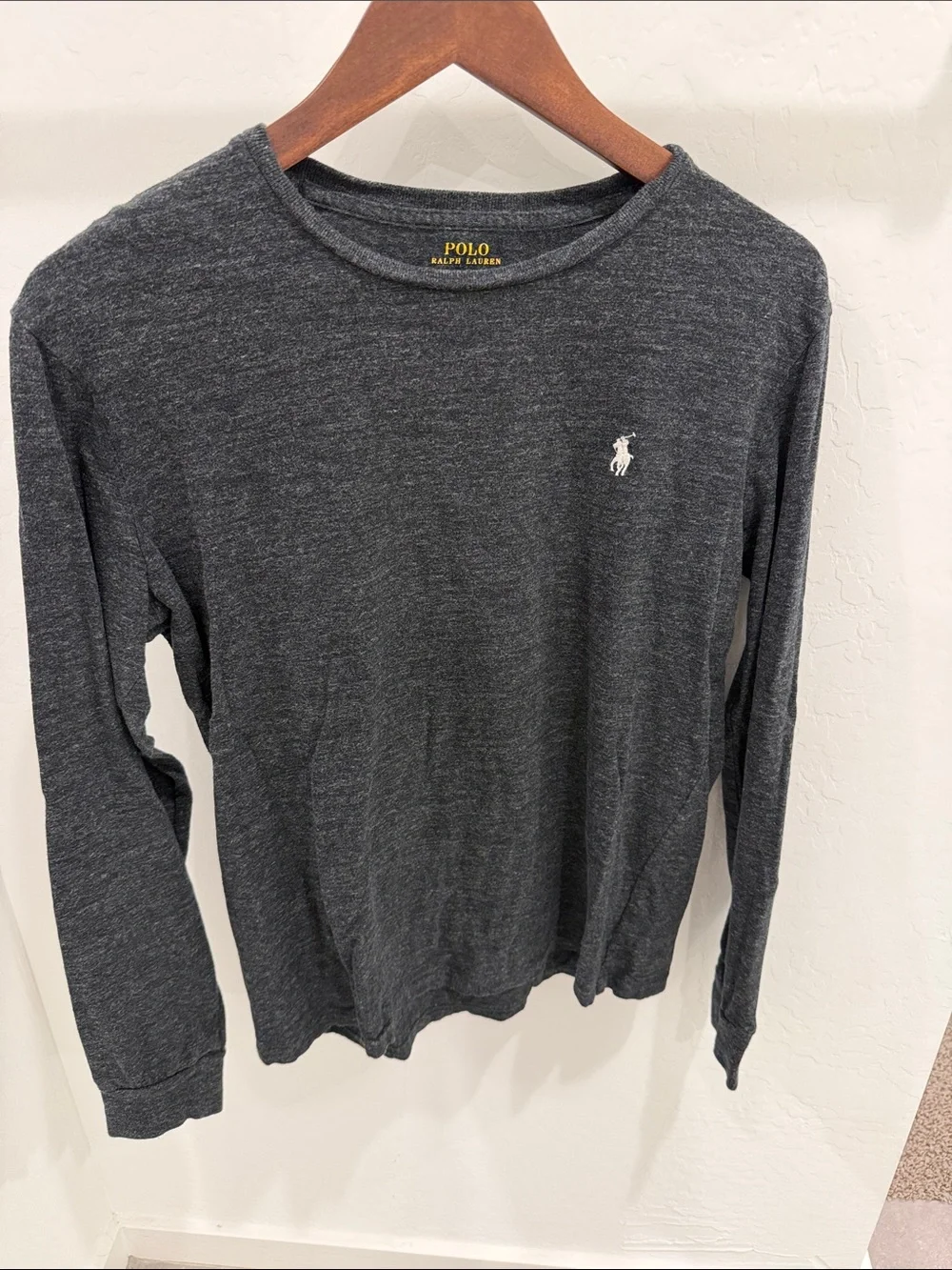 Polo by Ralph Lauren Charcoal Heather Crewneck Sweater
