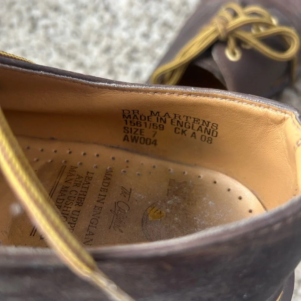 Dr. Martens rich chocolate
