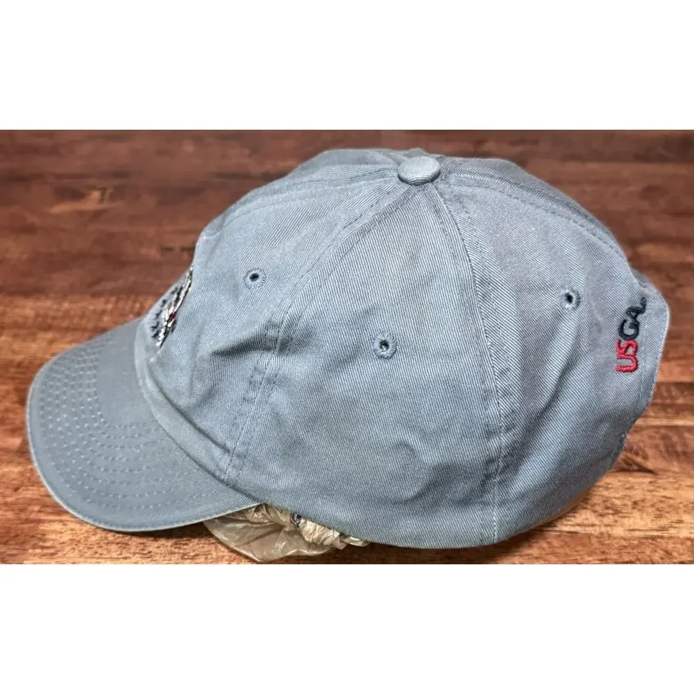 US Open Pebble Beach 2010 Blue Grey Golf USGA Member Baseball Cap Hat