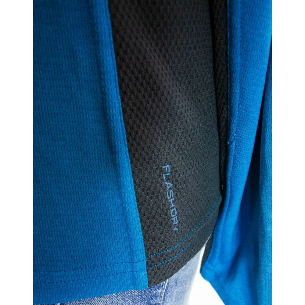 The North Face Blue Performance Top Long Sleeve Mens Size M