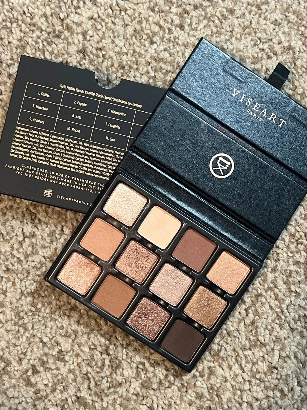 Viseart swatched sanitized