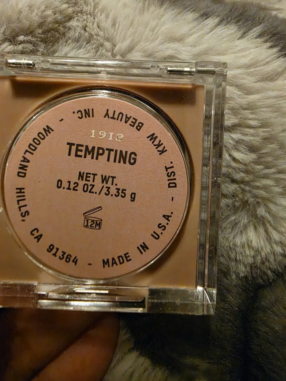 KKW 90's Style Nude Lipstick & Tempting Highlighter Set, NWOB
