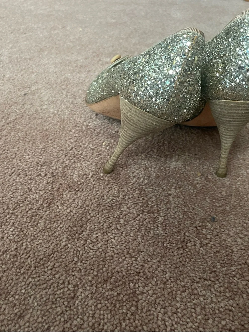 Miu Miu sparkling gold