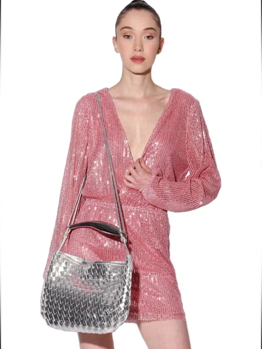 NWT: Walter Baker Hazel Hobo, Silver
