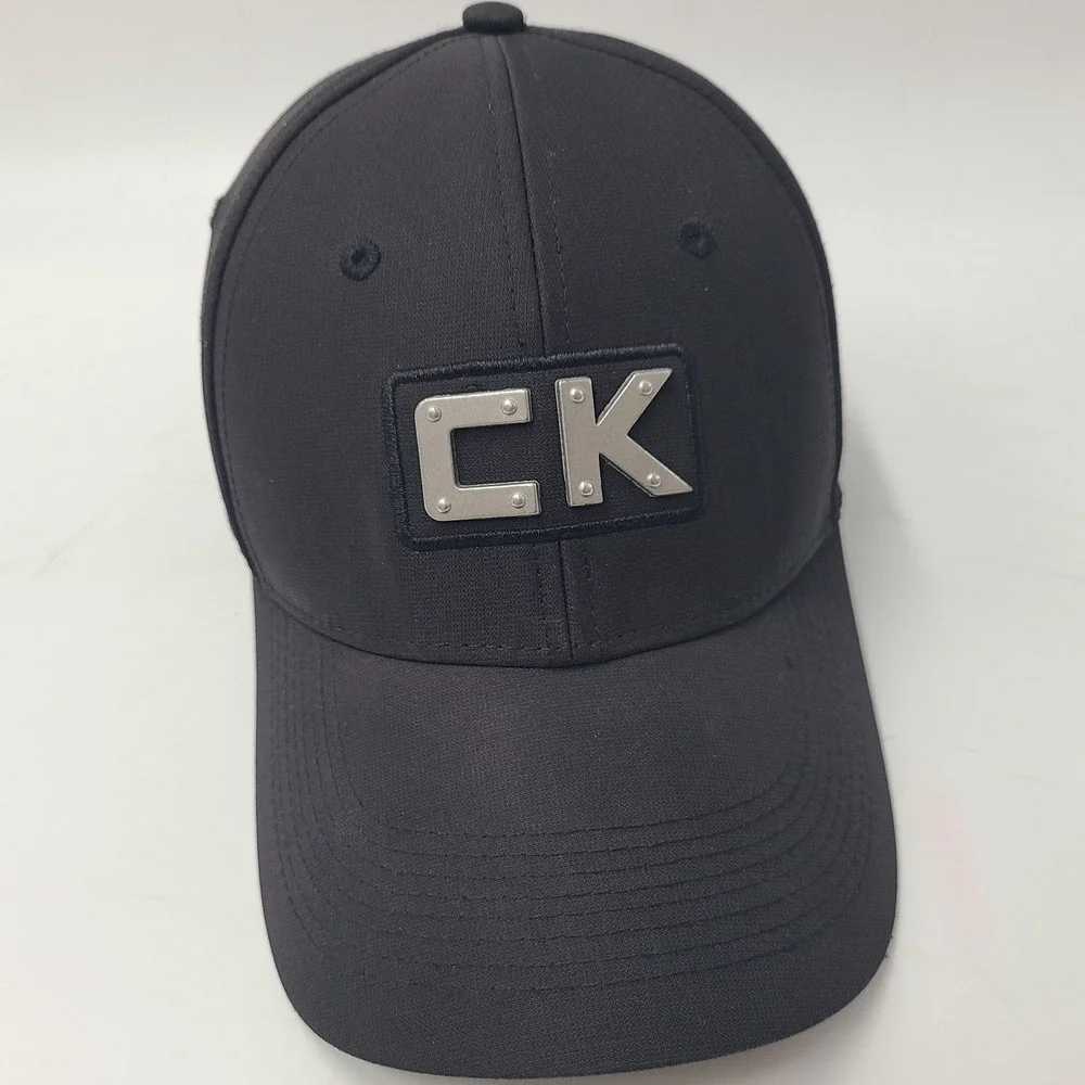 Calvin Klein Hat Strapback Black Polyester Adjustable Casual Everyday Wear Men‎