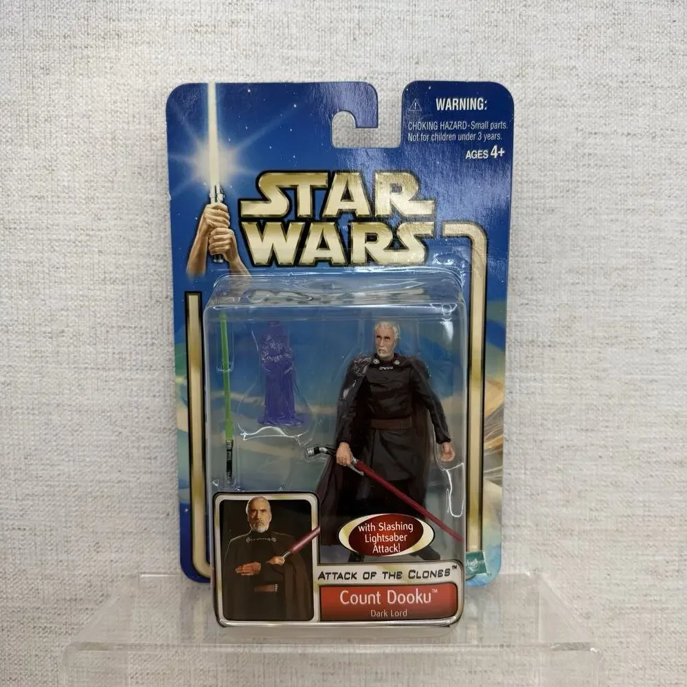 Count Dooku Action Figure Star Wars Attack Of The Clones 3.75