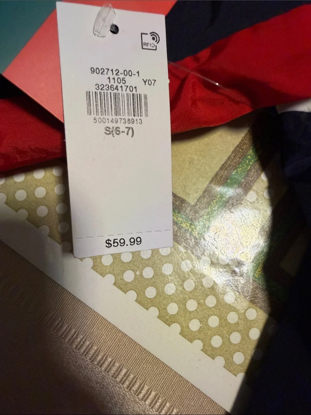 Old Navy Kids Navy, Red & White Colorblock Windbreaker Jacket