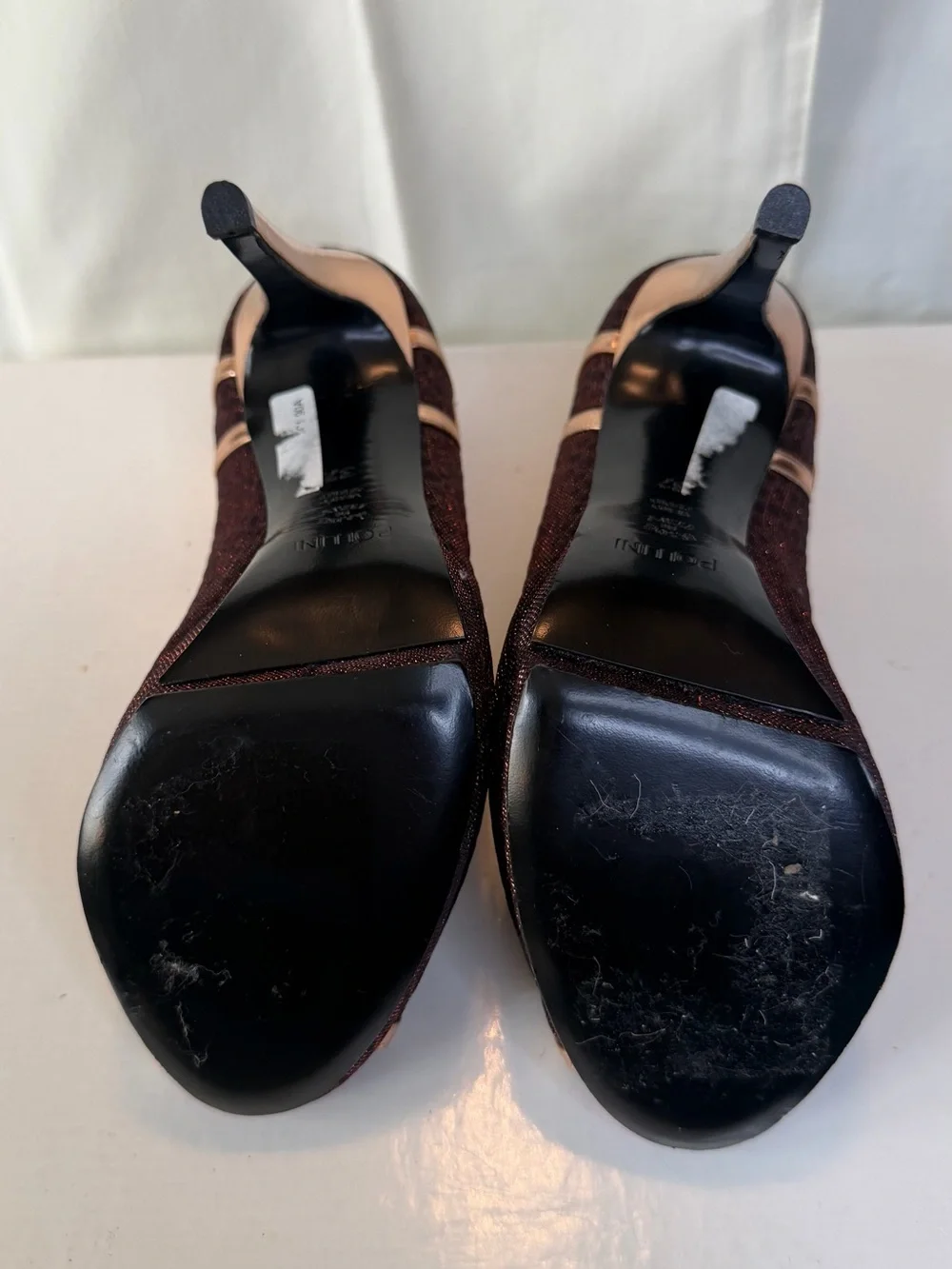 Pollini peep toe