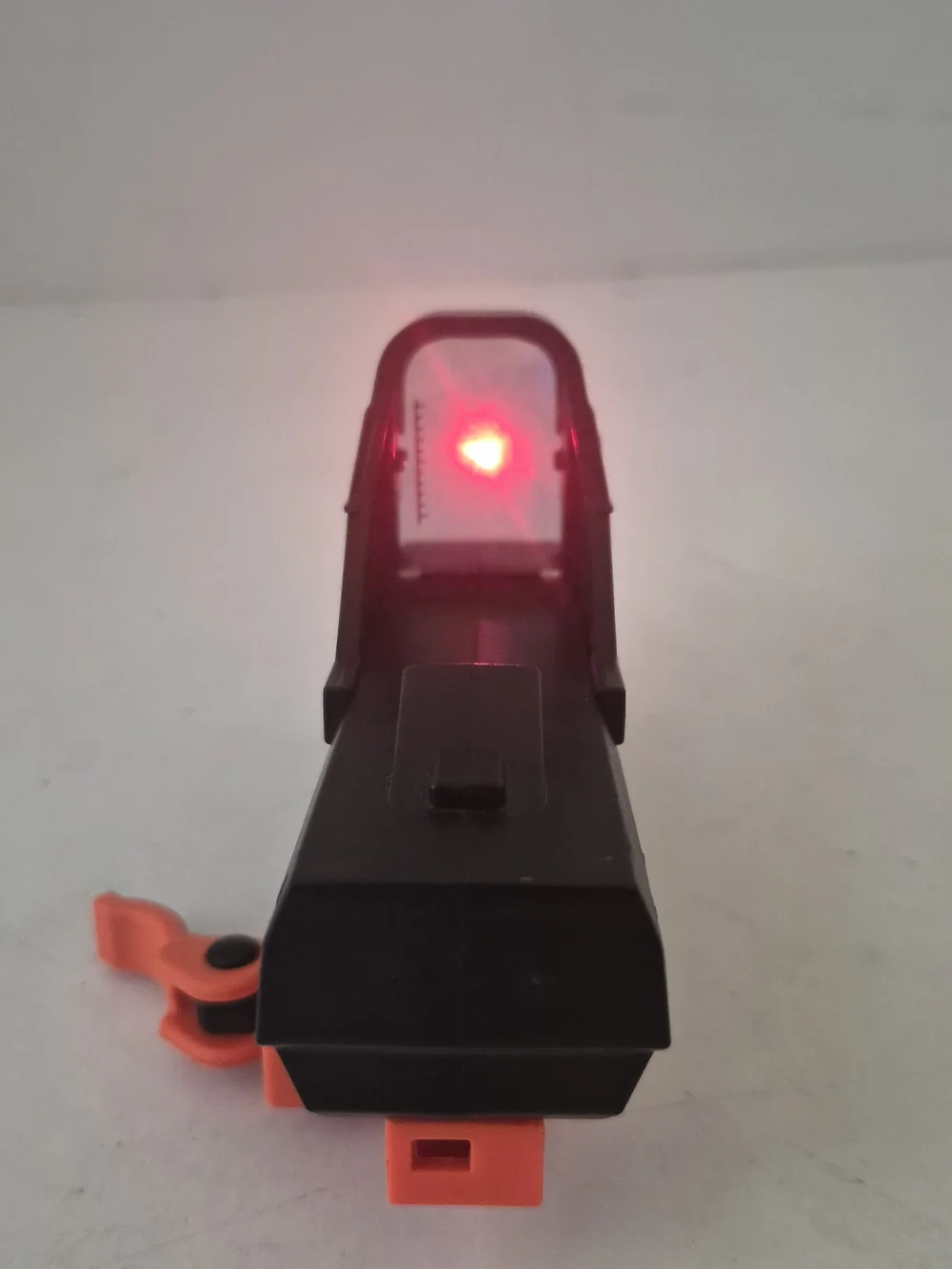 Nerf Rival Red Dot Sight- Black and Orange Compact Optic