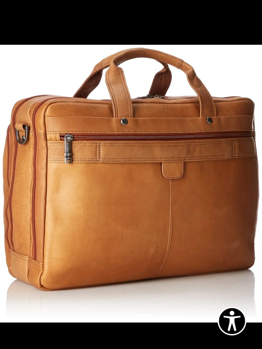 Samsonite Durham Colombian Leather 2 Pocket Bruefcase