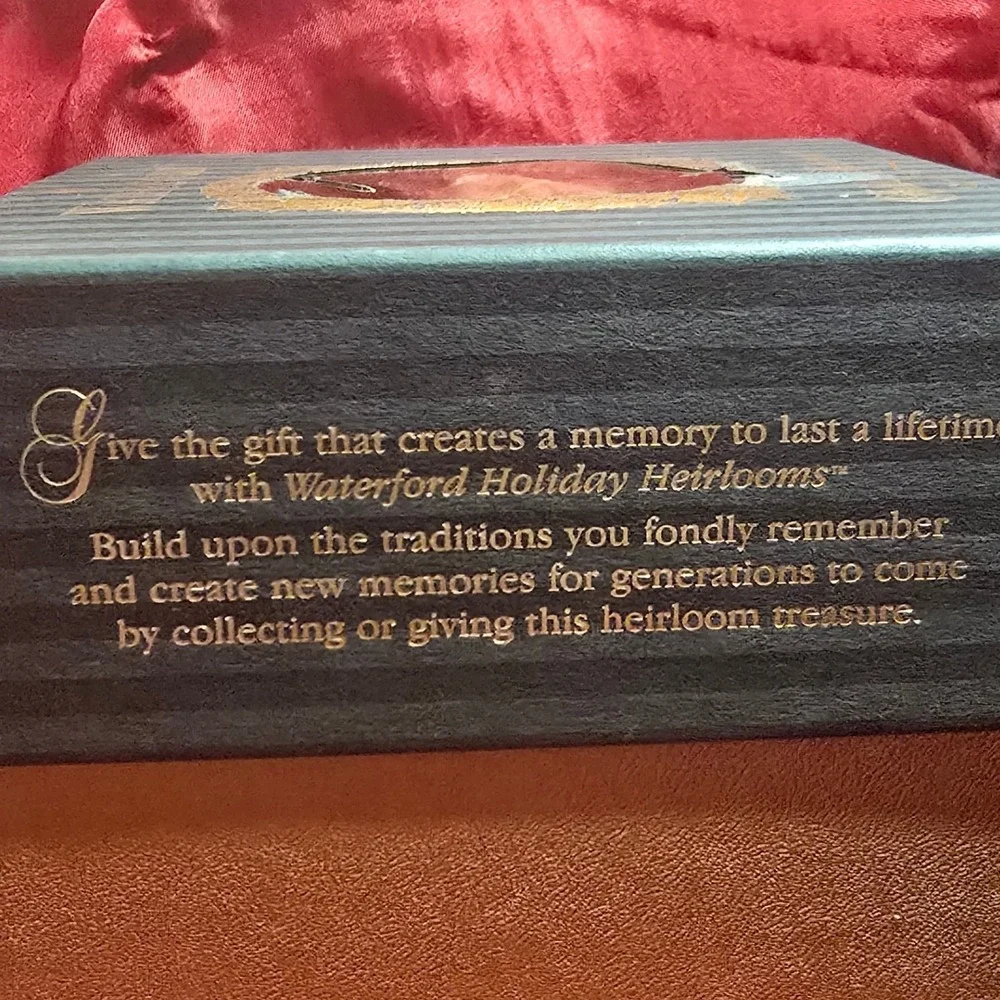 Waterford Holiday Heirlooms Celtic Cross Glass Ornament 1997 Limited 4802/7500