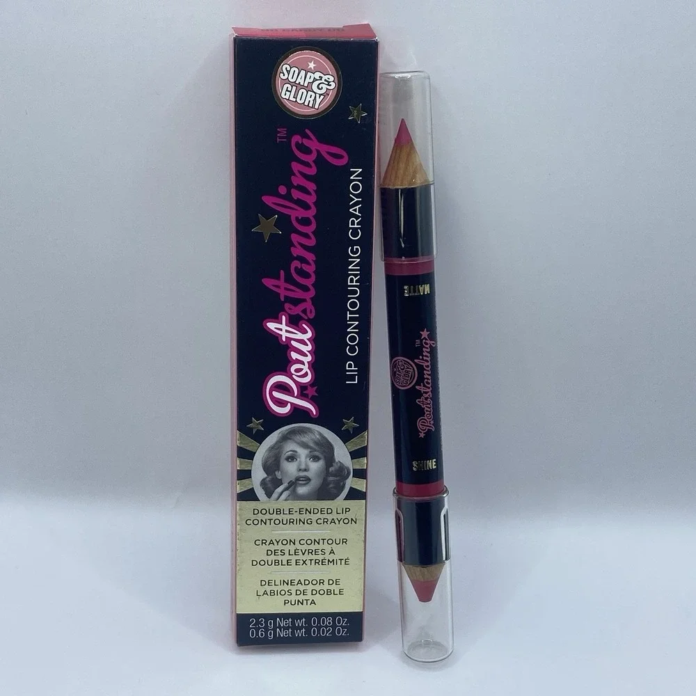 Soap & Glory Poutstanding Double Ended Lip  Contouring Crayon No Candy Do Pink