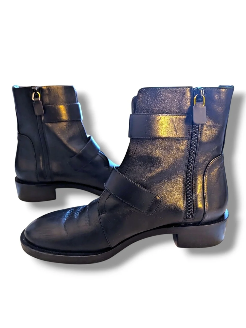 Stuart Weitzman polished black