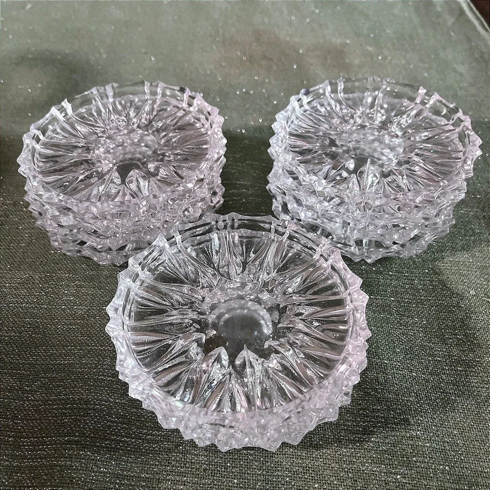 Princess House 24% Lead Crystal~Set of 11 Coasters~Could  Be Used As Butter Pats