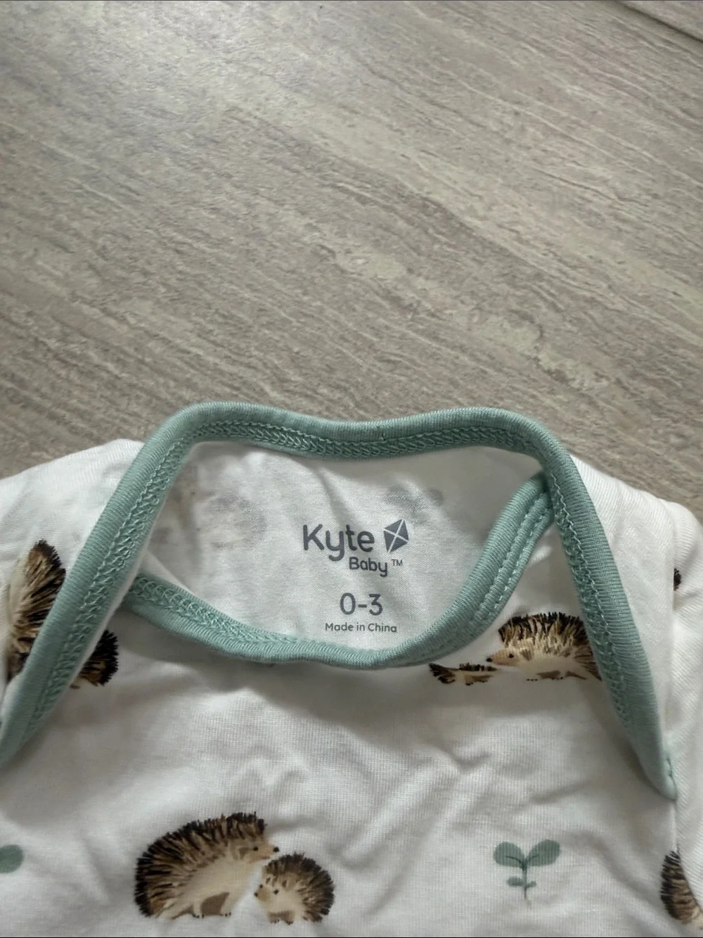 Kyte BABY bamboo hedgehog