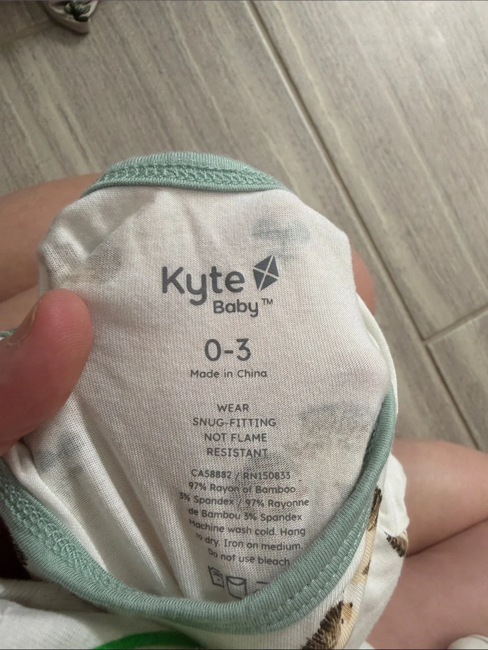 Kyte BABY bamboo hedgehog