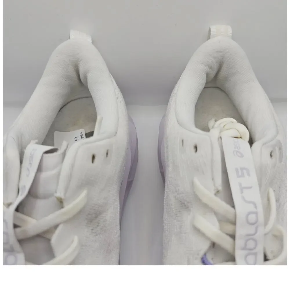 Asics Novablast 5 White Lilac Hint Womens 7.5 UK 5.5 Running Shoes Sneakers