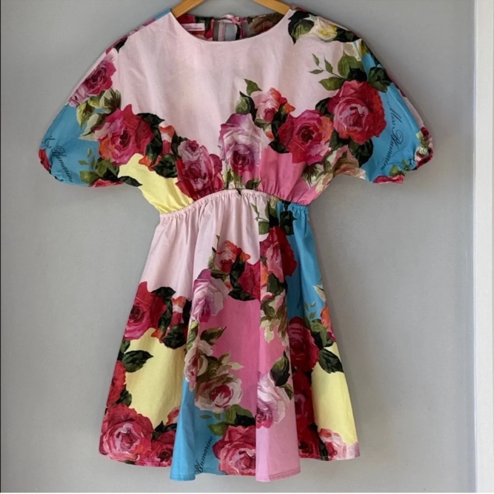Miss Blumarine Floral Dress