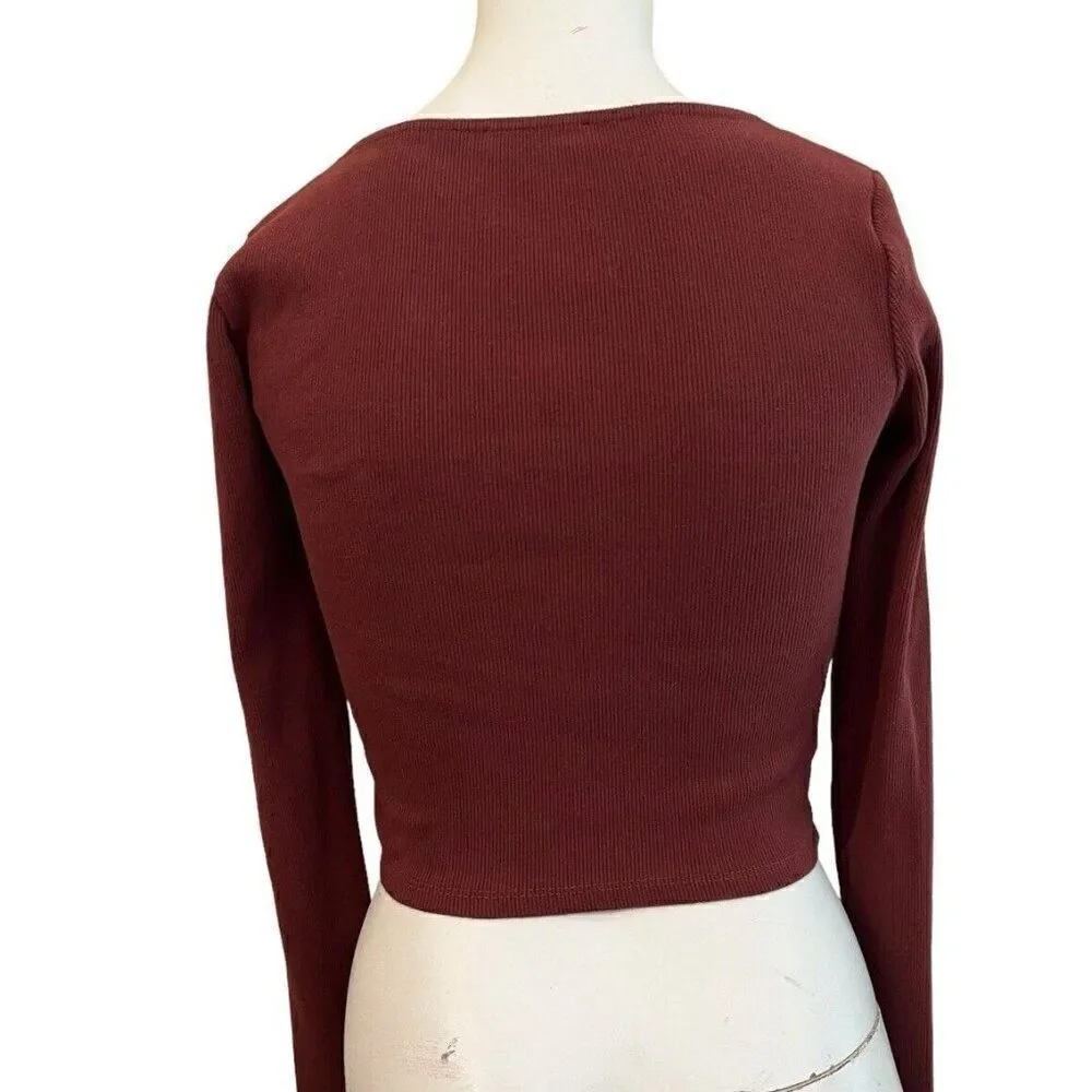 Zara medium burgundy