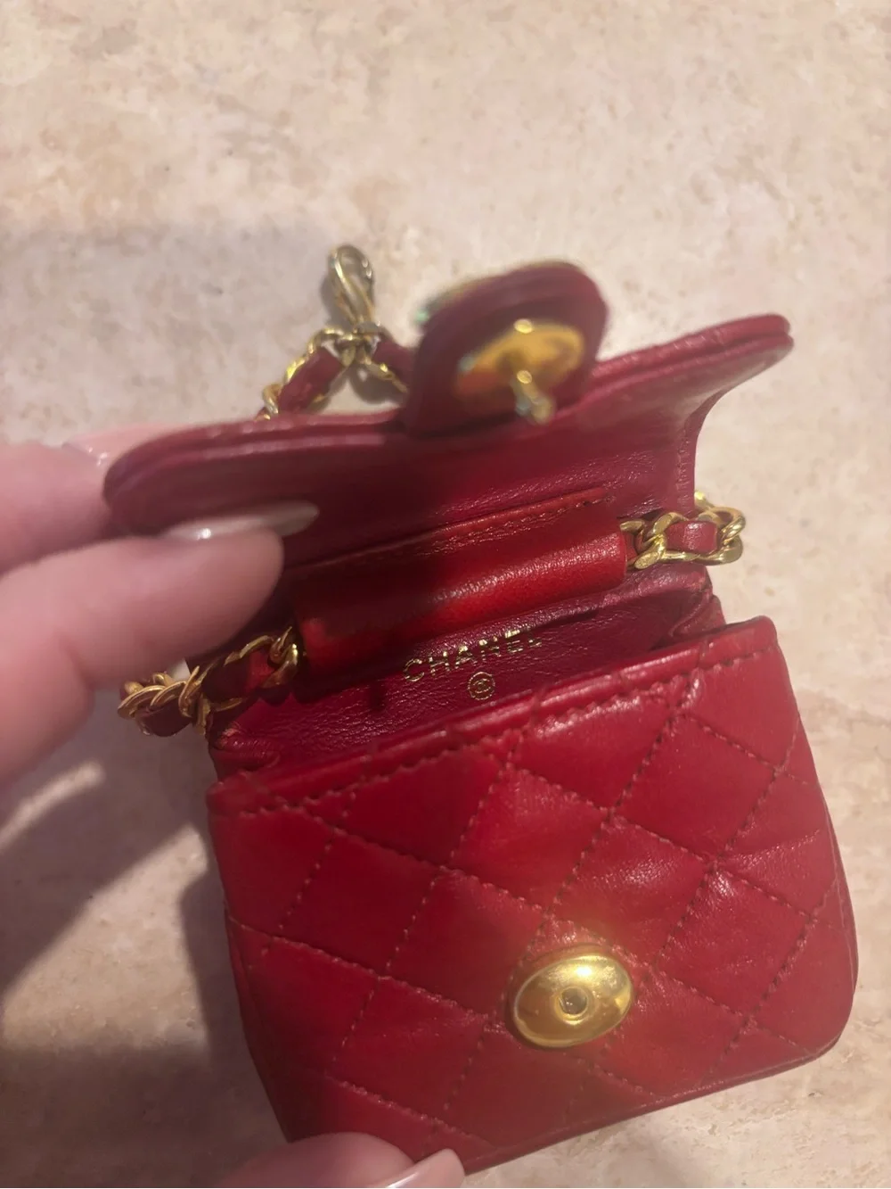 CHANEL micro matelassé