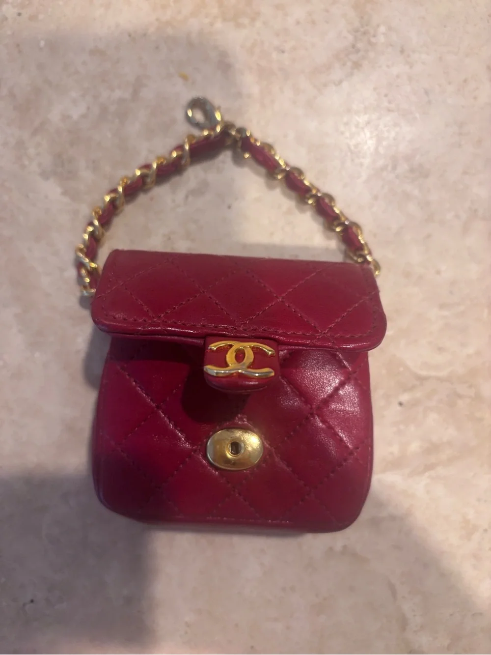 CHANEL micro matelassé