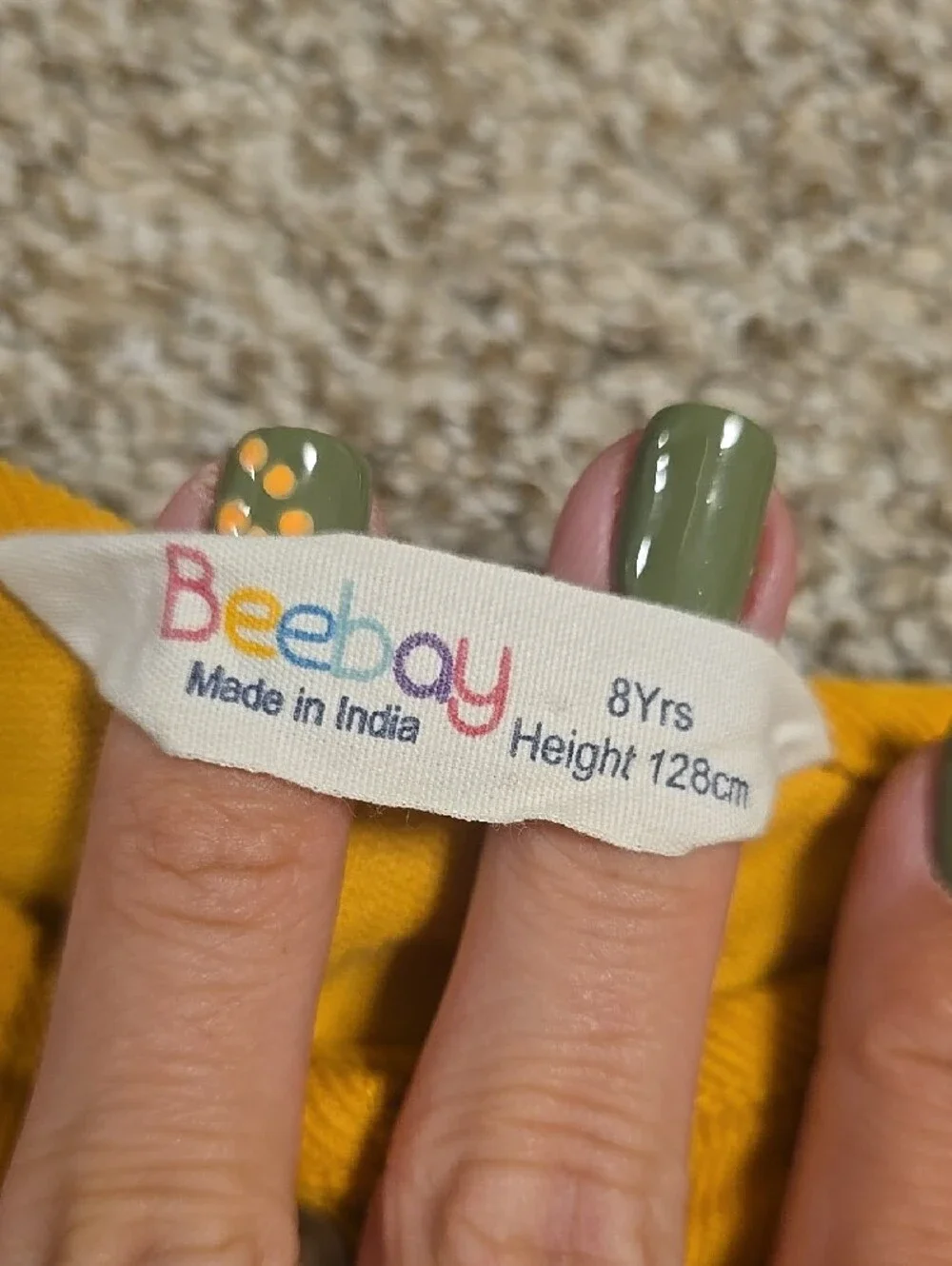 Beebay charming mustard