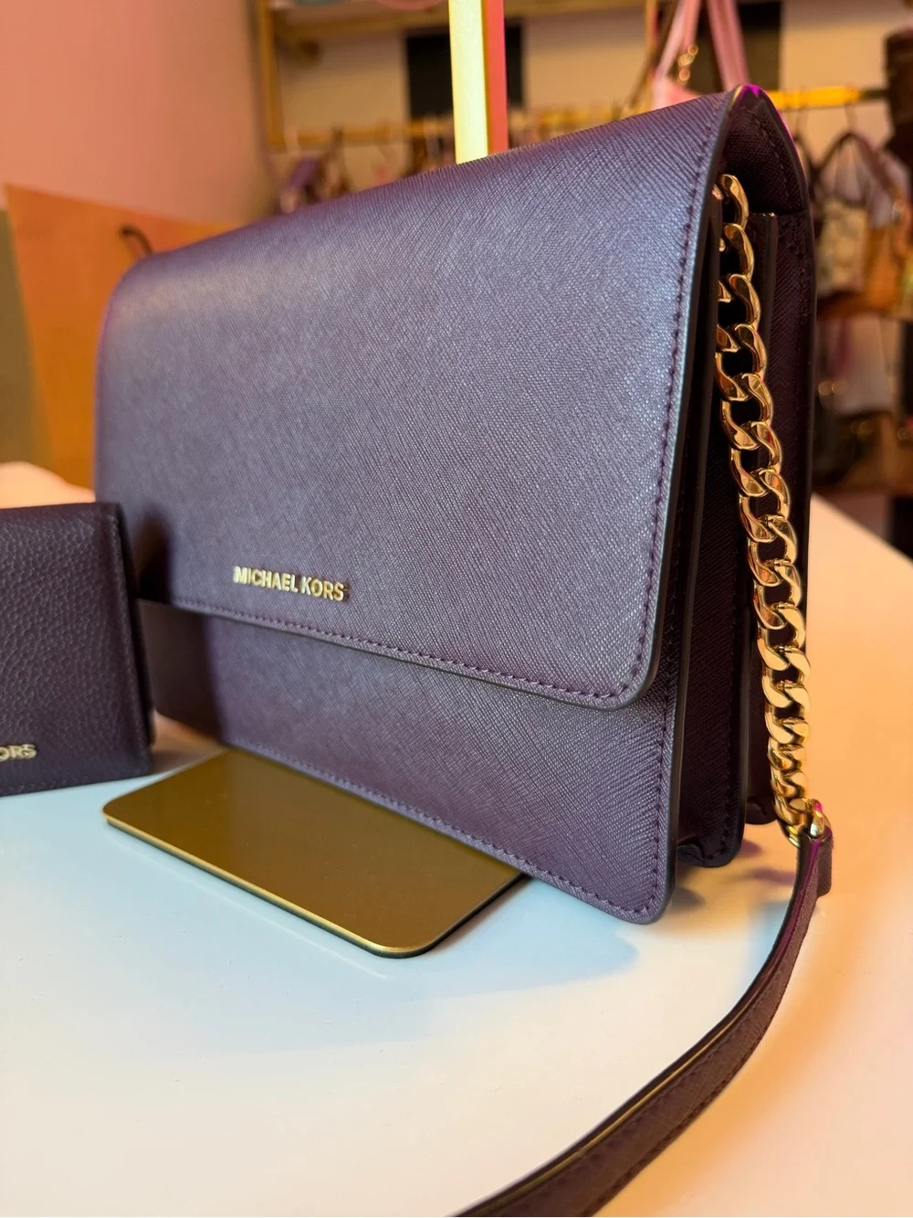Michael Kors carry rich tone