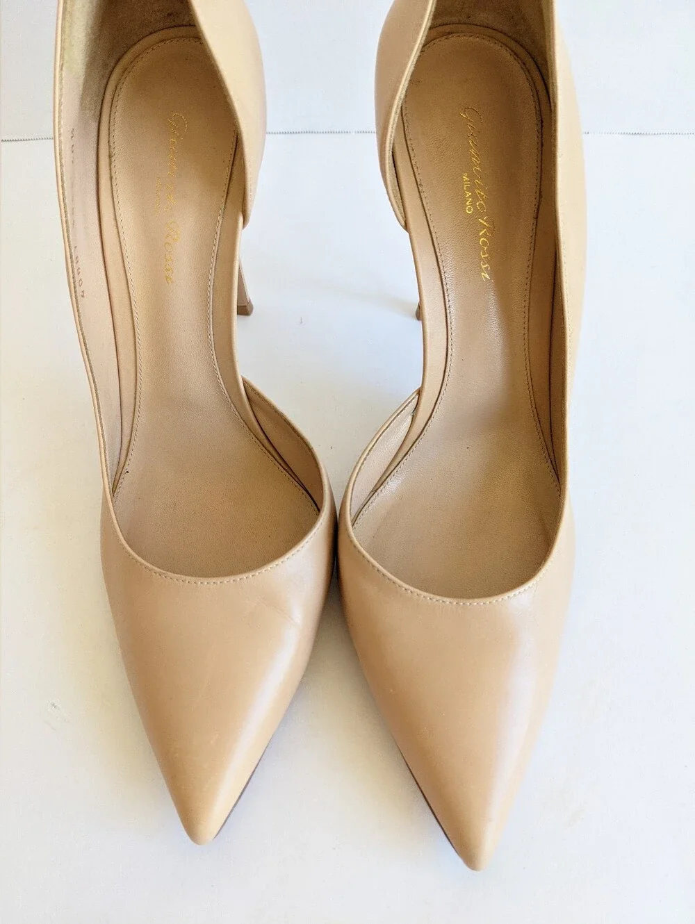 Gianvito Rossi nude leather