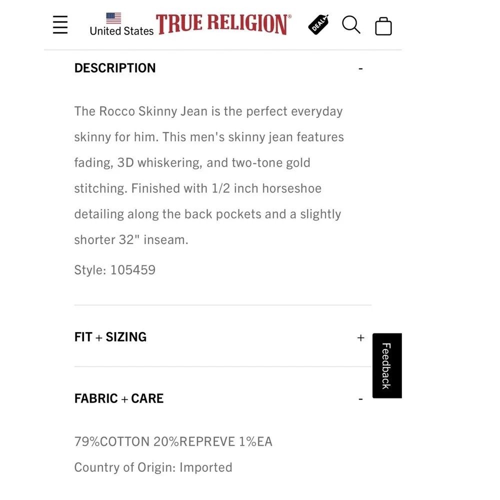 True Religion concert see